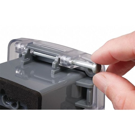 Red Dot While In Use Weatherproof Cover, Clear CKPM