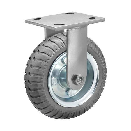 Colson 8" X 2" Non-Marking Rubber Monoprene Rigid Caster, No Brake, Loads Up To 280 lb 16SV08428R