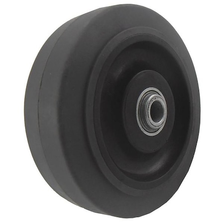 Zoro Select Caster Wheel, 4 in., 250 lb., 75 Shore A 20PM12
