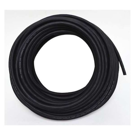 Zoro Select Portable Cord, SJOOW, 14 AWG, 4 C, Black, Rubber, Stranded, 300V, Indoor/Outdoor, 100 ft E3631