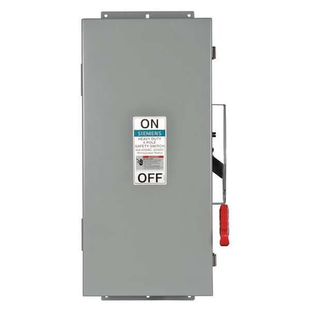 Siemens Nonfusible, Safety Switch, Heavy Duty, 600 V, 3PST HNF662J
