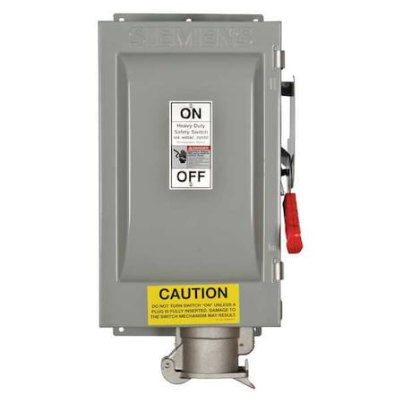 Siemens Fusible, Safety Switch, Heavy Duty, 600 V, 3PST HF362JPN