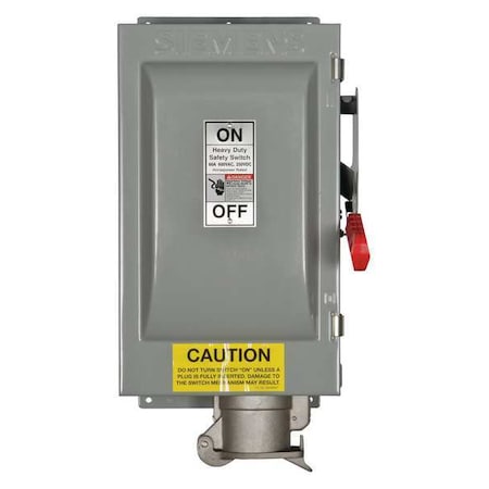 Siemens Nonfusible, Safety Switch, Heavy Duty, 600 V, 3PST HNF362JPN
