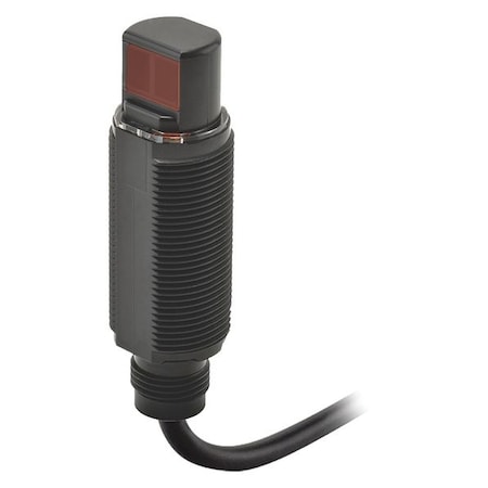 Omron Retroreflective Photoelectric Sensor, M12, Right Angle, Cylindrical, Selectable Light On/Dark On, PNP E3RA-RP21