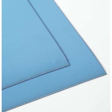 Condor Blue Static Dissipative Mat, 0.25 in Thick, Vinyl 20RE82