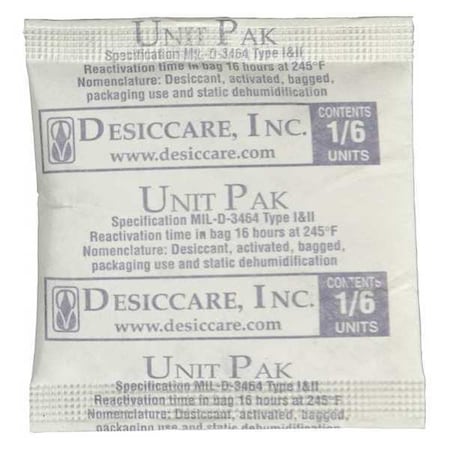 Scs Desiccant, Humidity Detection, 29 lb., PK1200 1/6PLDES1200