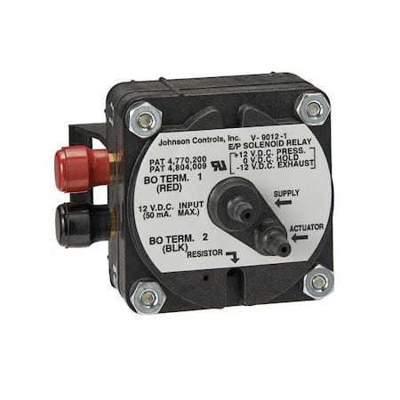 Johnson Controls Solenoid Relay, Electric Pneumatic V-9012-1