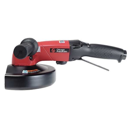 Chicago Pneumatic Angle Angle Grinder, 1/2 in NPT Female Air Inlet, Heavy Duty, 7,700 RPM, 2.8 hp CP3850-77AB7V