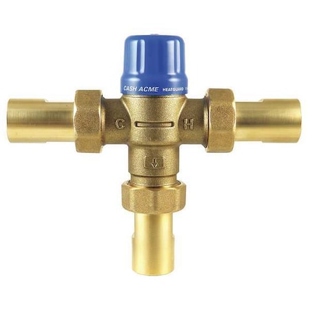 Cash Acme Thermostatic Mixing Valve, 3/4in., 230 psi 24511