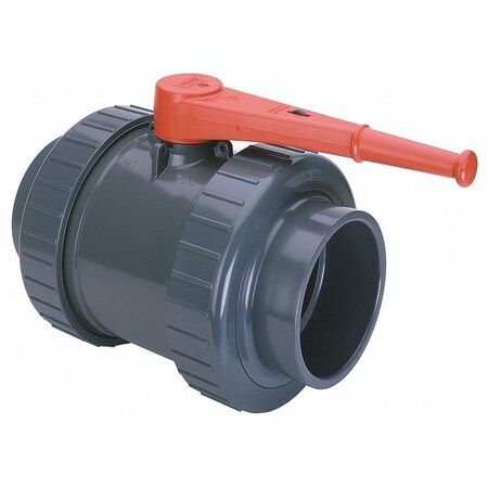 Spears 6" Socket PVC Ball Valve Inline 1822-060