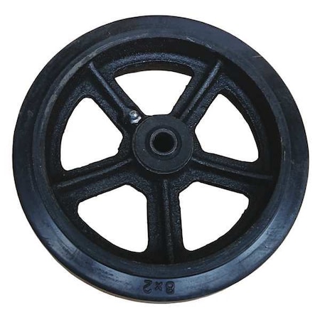 Dayton Mold-On Rubber Wheel, 8 MH34D66901G