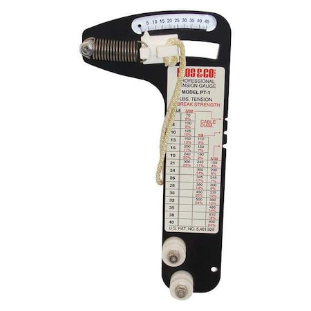 Locoloc Tension Gauge, 70 to 800 lb. PT-1