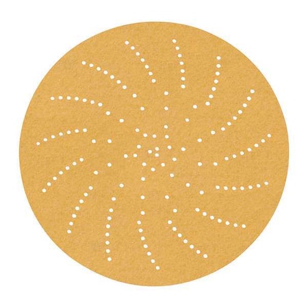 3M Hook-and-Loop Sanding Disc, 6 in Dia, Multi-Hole, Aluminum Oxide, P80 Grit, Coated Type, 236U 7100078152