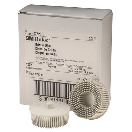 Scotch-Brite Bristle Disc, 2 in., PK10 07528