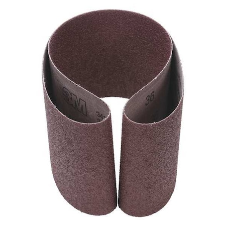 3M Sanding Belt, 6 in W, 48 in L, Coated, Aluminum Oxide, 36 Grit, Not Applicable, 341D, Brown 7000118861