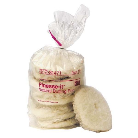 3M Buffing Pad, 5-23/64 in. 81471