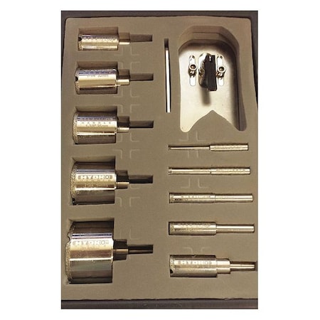 Hydro-Handle Drill Bit Set, Polished, 0.314 in. HHBLKIT