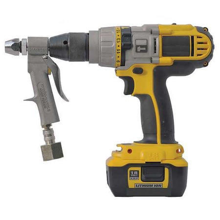 Hydro-Handle Water Feed Drill Adapter, Matte, 1/2 in. HH12HDL