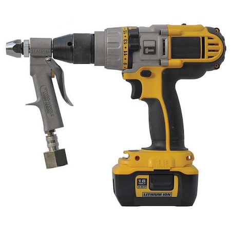 Hydro-Handle Water Feed Drill Adapter, Matte, 3/8 in. HH38HDL