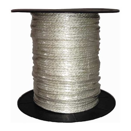 Zoro Select Rope, Nylon, 3/16 in. dia., 1000 ft.L 20RX11