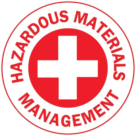 Brady Hard Hat Emblem Labl, 2in. dia., Vinyl, PK4, 49558 49558