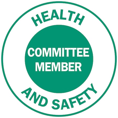 Brady Hard Hat Emblem Labl, 2in. dia., Vinyl, PK4, 49569 49569