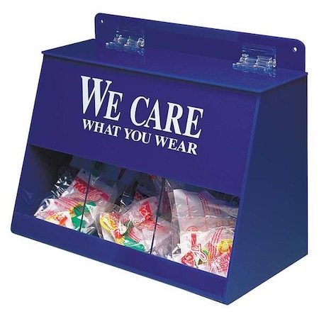 Brady Ear Plug Dispenser, 150 Pairs, Acrylic PD244E