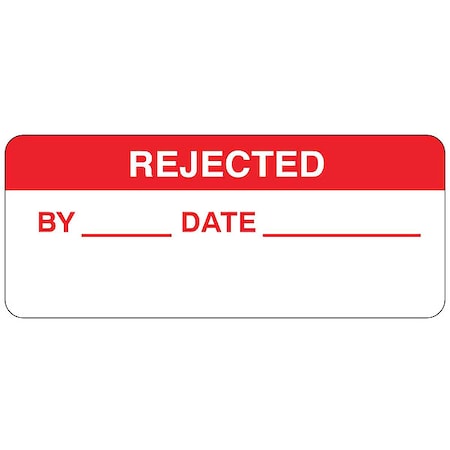 Brady Inspction Lbl, 5/8inHx1-1/2inW, Poly, PK364, 82591 82591