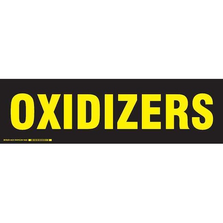 Brady Cabinet Label, 7inHx24inW, HP Polyester, 60275 60275