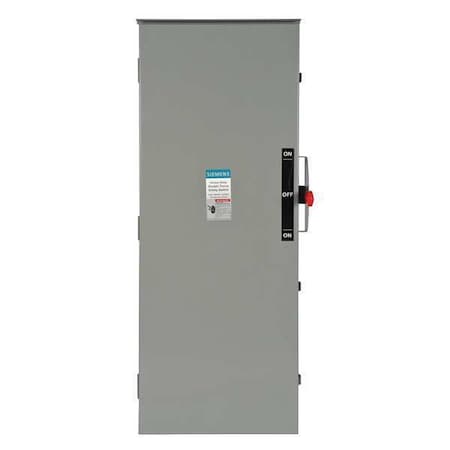 Siemens Nonfusible, Safety Switch, Heavy Duty, 240 V, 3PST DTNF326