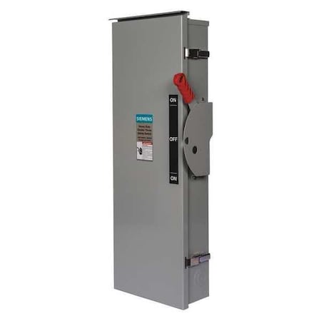 Siemens Nonfusible, Safety Switch, Heavy Duty, 600 V, 3PDT DTNF367