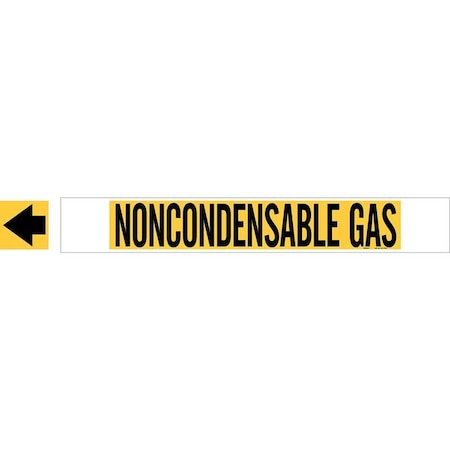 Brady Pipe Marker, Polyester Over Laminate, 5731-HPHV 5731-HPHV