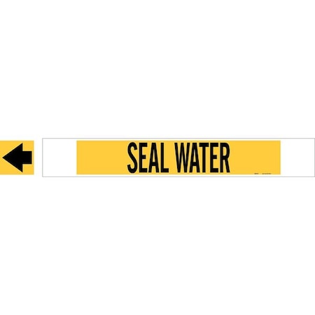 Brady Pipe Marker, Polyester Over Laminate, 5757-HPHV 5757-HPHV