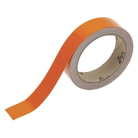 Brady Reflective Banding Tape, 30 ft. L, Vinyl, 105971 105971