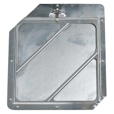 Brady Vehicle Placard Holder, Aluminum, 10 3/4 in W x 10 3/4 in H 60143