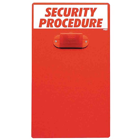 Brady Workplace Safety Clipboard, English CB322E