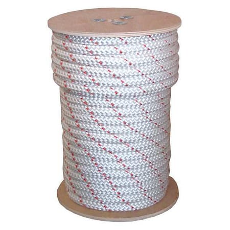 ZORO SELECT Climbing Rope, 5/8 in x 150 ft, 12 Strand 20TL62