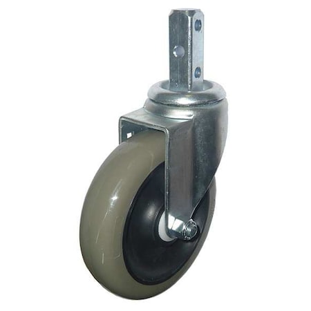 Zoro Select Swivel Stem Castr, Polyurthan, 5 in, 300 lb 20TM37