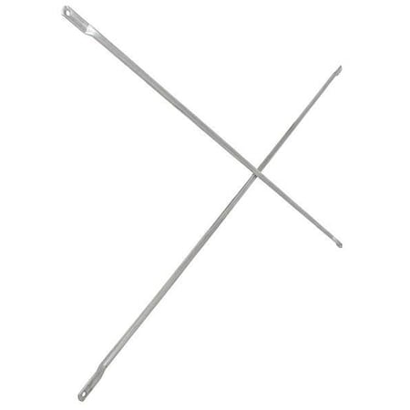 Metaltech Scaffold Crossbrace, 84inLx2inWx48inH M-MC4884