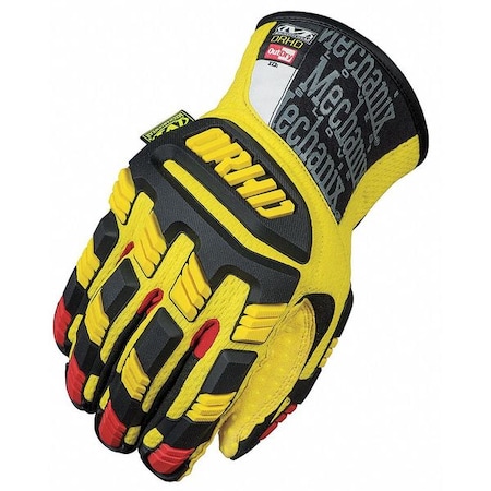Mechanix Wear Impact Resistant Gloves, 2XL, Yellow, TrekDry(R), Dual Density TPR ORHD-OD-012
