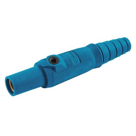 Hubbell Wiring Device-Kellems Connector, 3R, 4X, 12, Female, Blue, 8-2 HBL15FBL