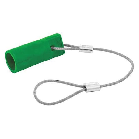 Hubbell Wiring Device-Kellems Single Pole Connector, Protective Cap, Grn HBL15FCAPGN