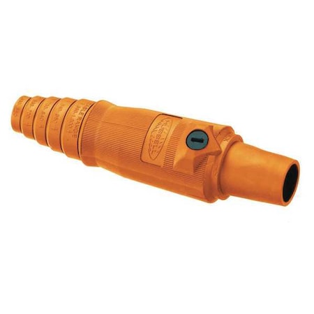 Hubbell Wiring Device-Kellems Connector, 3R, 4X, 12, Female, Orange, 2/0 to 4/0 HBL400FO