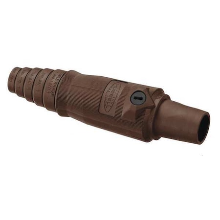 Hubbell Wiring Device-Kellems Connector, 3R, 4X, 12, Female, Brown, 2/0 to 4/0 HBL400FBN
