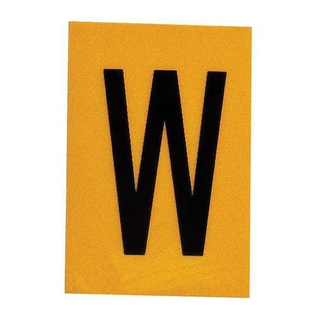 Brady LetterLabel, 1-1/2inH, 1inW, PK25 5920-W