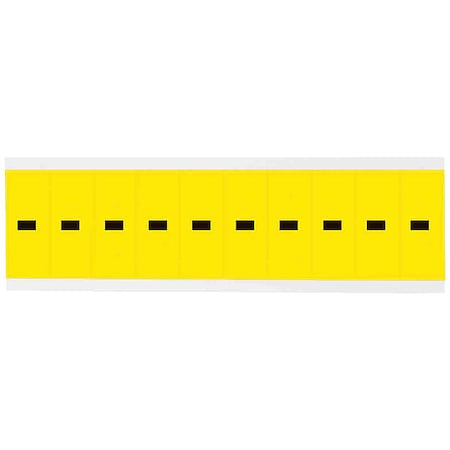 Brady PunctuationLabel, Vinyl, 2-1/4inH, 7/8inW 3440-DSH