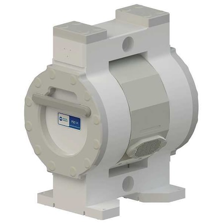 White Knight Double Diaphragm Pump, PTFE, Air Operated, PTFE/EPDM, 85.2 GPM PSD24TE-OTN