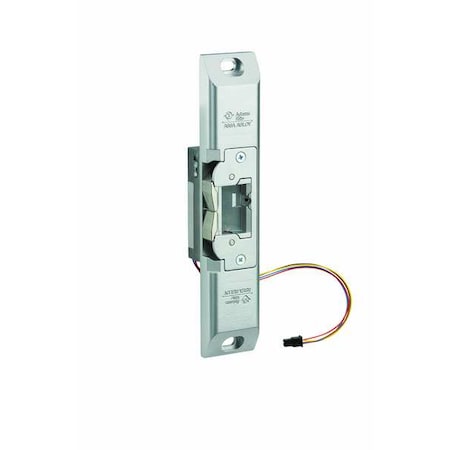 Adams Rite Electric Door Strike, Stainless Steel, Clear Anodized, For Use With: Rim Exit Device 74R1-130