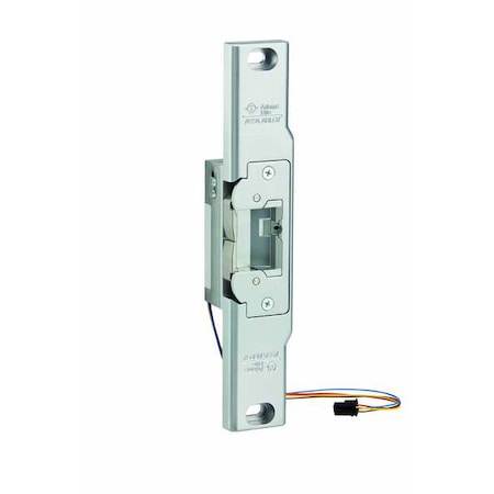Adams Rite Electric Door Strike, Stainless Steel, Clear Anodized, For Use With: Rim Exit Device 74R2-130
