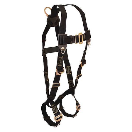 Falltech WeldTech Full Body Harness for Hot Work, Universal (S/M/L), 425 lb., Mating Chest/ Back D-Ring 7037